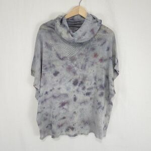 Cynthia Ashby Women's Tie Dye Mesh Slouch Pullover